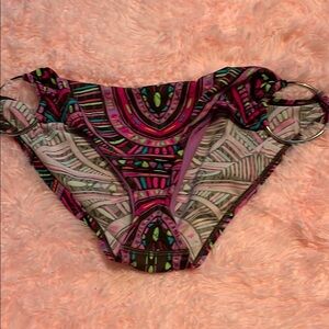 Body glove bright print bikini bottom
